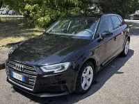 Usata Audi A3 Ambiente 110 CV (80 kW) 2018 Nero Berlina