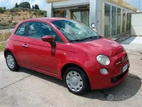 Usata Fiat 500 Pop 75 CV (55 kW) 2009 Rosso Cabrio