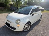 Usata Fiat 500 Lounge 75 CV (55 kW) 2008 Bianco Utilitaria
