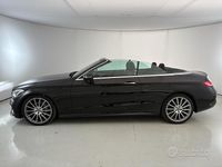 Usado Mercedes C220 Premium Plus 170 CV (125 kW) 2017 Negro Descapotable