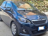Usata Peugeot 108 82 CV (60 kW) 2016 Blu Utilitaria