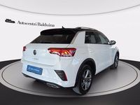 Usata VW T-Roc R-line 150 CV (110 kW) 2022 Bianco/ nero SUV