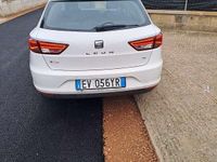Usata Seat Leon Style 105 CV (77 kW) 2014 Bianco Station wagon