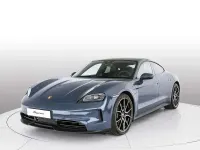 Nuova Porsche Taycan Performance Package 319 kW (435 CV) 2026 Pale blue metallizzato Berlina