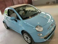 Usata Fiat 500C Lounge 69 CV (50 kW) 2012 Azzurro volare Cabrio