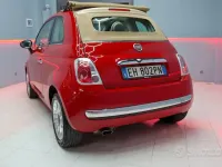Usata Fiat 500C Lounge 69 CV (50 kW) 2011 Rosso Cabrio