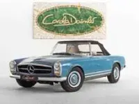 Usata Mercedes 230 150 CV (110 kW) 1966 Blu Cabrio