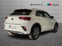 Usata VW T-Roc R-line 110 CV (80 kW) 2022 Bianco SUV