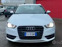 Usata Audi A3 Attraction 110 CV (80 kW) 2014 Bianco Berlina