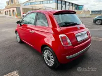 Usata Fiat 500 Lounge 75 CV (55 kW) 2009 Rosso Cabrio