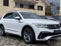 Usata VW Tiguan R-line 150 CV (110 kW) 2022 Bianco SUV