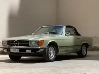 Usata Mercedes SL450 109 CV (80 kW) 1970 Verde Cabrio