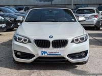 Usata BMW 218 Advantage 150 CV (110 kW) 2018 Bianco Cabrio