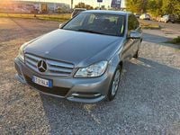 Usata Mercedes C180 120 CV (88 kW) 2013 Argento Berlina