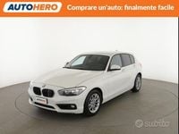 Usata BMW 118 Advantage 149 CV (109 kW) 2019 Bianco Utilitaria