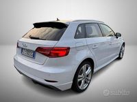 Usata Audi A3 Admired 150 CV (110 kW) 2019 Bianco Berlina