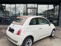 Usata Fiat 500 Lounge 69 CV (50 kW) 2011 Bianco Cabrio
