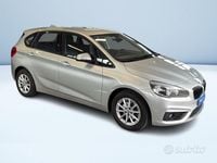 Usata BMW 218 Active Tourer Advantage 136 CV (100 kW) 2016 Argento metallizzato Monovolume