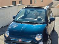 Usata Fiat 500C Lounge 69 CV (50 kW) 2014 Blu Cabrio
