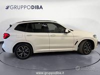 Usata BMW X3 M Sport 190 CV (139 kW) 2022 Bianco SUV