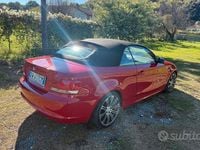Usata BMW 118 Cabriolet Efficient Dynamics 143 CV (105 kW) 2009 Rosso Cabrio