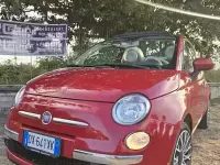 Usata Fiat 500C 69 CV (50 kW) 2009 Rosso Cabrio