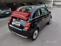 Usata Fiat 500 Lounge 69 CV (50 kW) 2016 Nero Cabrio