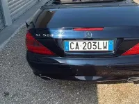 Usata Mercedes SL500 306 CV (225 kW) 2002 Blu Cabrio