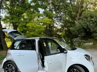 Begagnad Smart ForFour Passion 71 HK (52 kW) 2016 Vit Halvkombi