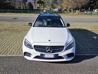 Usata Mercedes C220 Premium 194 CV (142 kW) 2018 Bianco Station wagon