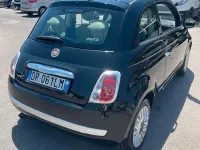 Usata Fiat 500 Lounge 75 CV (55 kW) 2008 Nero Cabrio