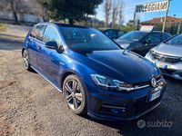 Usata VW Golf VII R-line 150 CV (110 kW) 2019 Blu Berlina