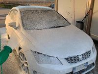 Usata Seat Leon FR 150 CV (110 kW) 2015 Bianco Coupé