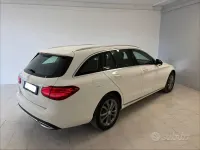 Usata Mercedes C200 136 CV (100 kW) 2017 Bianco Station wagon