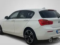 Usata BMW 116 Sport Line 109 CV (80 kW) 2017 Bianco Utilitaria