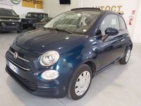 Usata Fiat 500C Lounge 69 CV (50 kW) 2018 Blu/azzurro Cabrio