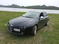 Usata Alfa Romeo 159 Distinctive 150 CV (110 kW) 2007 Nero Station wagon
