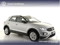 Usata VW T-Roc Life 110 CV (80 kW) 2022 Argento SUV
