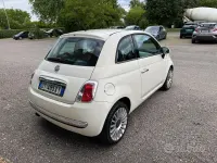 Usata Fiat 500 Lounge 68 CV (50 kW) 2009 Bianco Cabrio