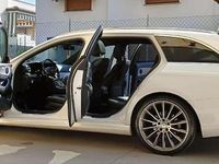 Usata Mercedes E220 AMG line 194 CV (142 kW) 2017 Bianco Station wagon