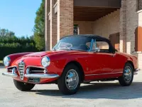 Usado Alfa Romeo Giulia Spider 92 CV (67 kW) 1964 Rojo Descapotable