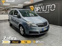 Usata Opel Zafira Enjoy 120 CV (88 kW) 2006 Blu Monovolume