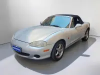 Usata Mazda MX5 110 CV (80 kW) 2003 Grigio metallizzato Cabrio