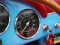 Usata Porsche 356 100 CV (73 kW) 1957 Blu Cabrio