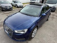 Usata Audi A3 Ambiente 110 CV (80 kW) 2015 Blu Berlina