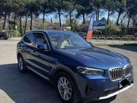 Usata BMW X3 Luxury Line 190 CV (139 kW) 2022 Blu/azzurro SUV