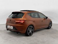 Usata Seat Leon CUPRA 300 CV (220 kW) 2018 Arancione Berlina