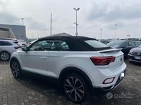 Usata VW T-Roc Cabriolet Style 110 CV (80 kW) 2022 Bianco Cabrio