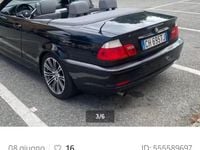 Usata BMW 318 Cabriolet 143 CV (105 kW) 2003 Nero Cabrio
