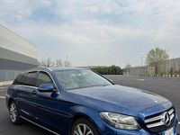 Usata Mercedes C200 136 CV (100 kW) 2016 Blu Station wagon